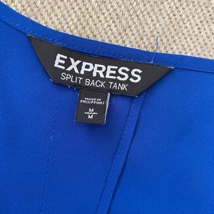 Express open back tank top